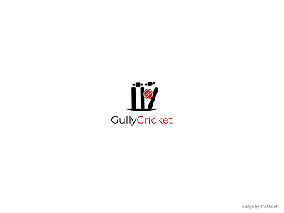 Gully Cricket Logo Design