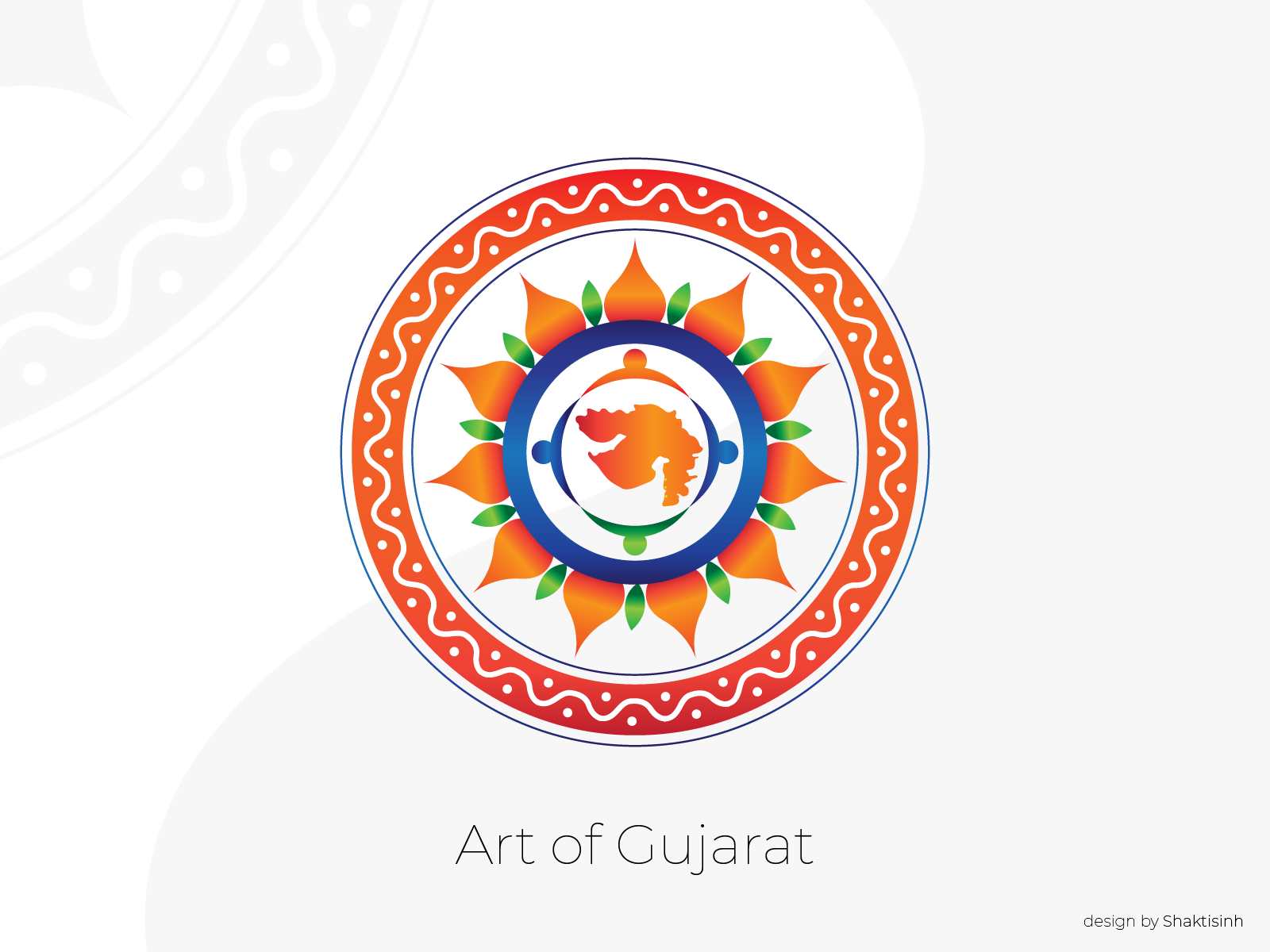 tourism logo of gujarat