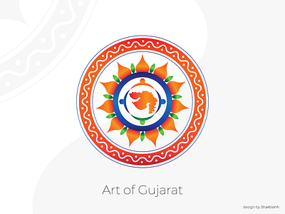 Gujarat Theme Logo - Art of Gujarat