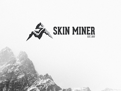 SKIN MINER branding design graphic design logo