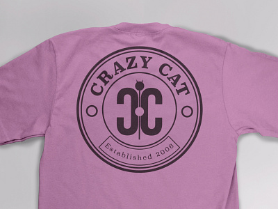 Crazy Cat T-Shirt affinity designer affinity photo badge design badge logo branding concept design graphic design logo logo concept logo design tshirt uk yorkshire