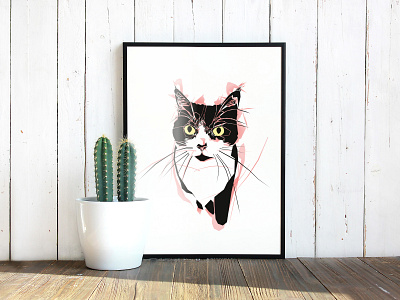 Tilly the Cat affinity affinity designer cat design graphic design illustration uk vector yorkshire