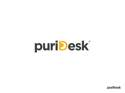 PURIDESK artwork bahreisy branding design designer flat freelancer icon indonesia logo puridesk syarif