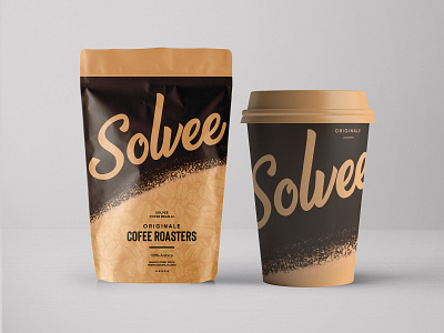 Solvee Coffee | Dirbbble Weekly Warm-Up brand branding coffee concept design dribbble packaging packaging design syarifbahreisy weekly warm up