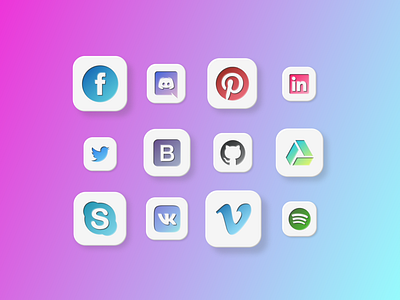 Gradient Icons Design