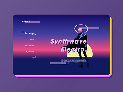 Web Design - Synthwave Style