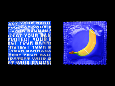 Protect your bannana art condoms creative design design art designer graphicdesign graphics mockup photoshop