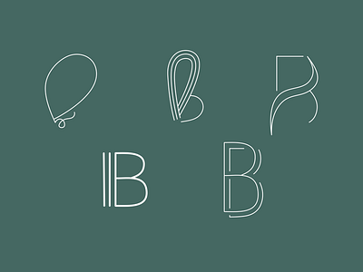 Letter B alphabet challenge design illustrator type typography