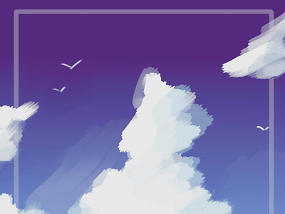 Recent illustration: cloud design digital illustration digitalart illustration nature illustration