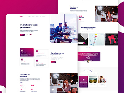 Business Consulting Landing Page