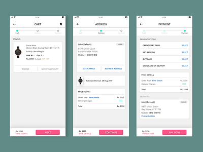 Shopping App-03 app design ui ux web