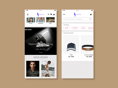 Shopping App-05 app design ui ux web