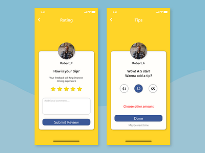 rating system app design ui ux