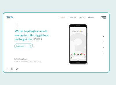 Pixel world app design typography ui ux web website