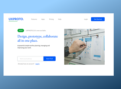 uxproto concept app design typography ui ux web website