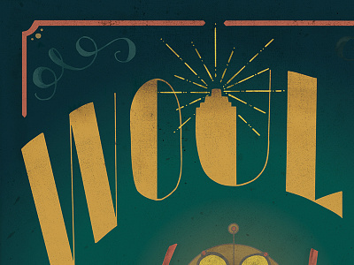 Almost done bioshock hand lettering illustration texture