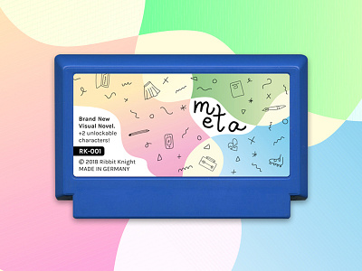 My Famicase 'meta' colorful famicase illustration video game