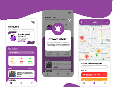 Physical Distancing COVID-19 Mobile Apps branding corona covid covid19 design maps mobileapps simple simple clean interface ui ui design ux uxdesign