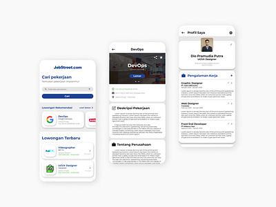 Jobstreet (Re-design mobile apps)