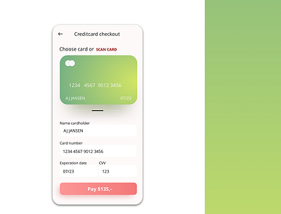 Day 2 Credit Card Check out form dailyui