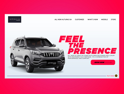 "Feel the Presence" beast branding cult design fanboy fanboy tributetothebeast landing page design mahindra ui ux vector web web design