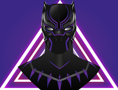 Black Panther Tribute art beast cult design designer fanboy tribute fanboy tributetothebeast illustration typography vector