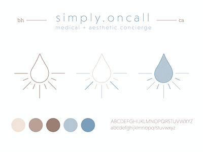 Simply.oncall Brand Identity adobe illustrator brand design brand identity branding design flat icon logo simple vector