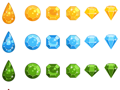 Gems Vector Preview