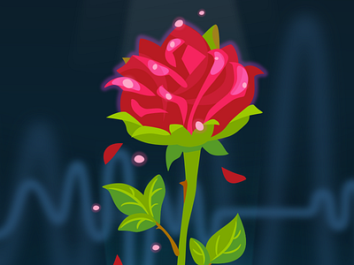 From Now On 2d cartoon illustration inkscape rose vector