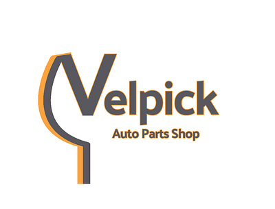 Velpick short ver branding design logo