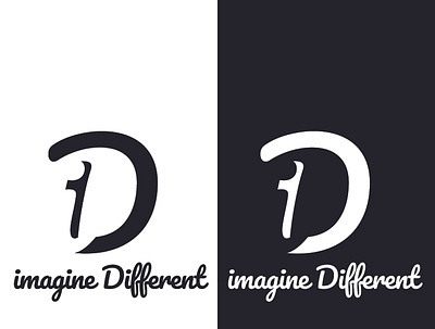 Imagine Different apparel design effects logo