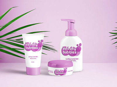 Infinity bubbles mock up branding mockup package design photoshop