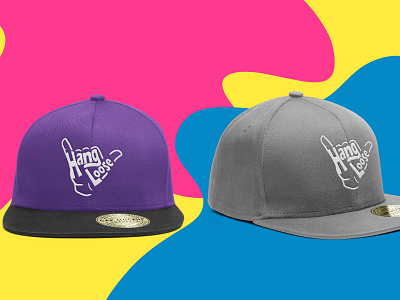 Hang loose hat branding design mockup photoshop