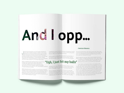 And I opp editorial design graphic design typography