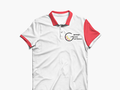 German Jr Golf masters shirt mock up branding design illustration mockup