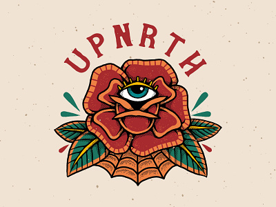 UPNRTH apparel branding clothing design graphicdesign illustration logo minimal tattoo