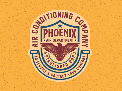 BADGE OF PHOENIX AIR DEPART badge design branding clothing design graphicdesign illustration logo minimal streetwear typography