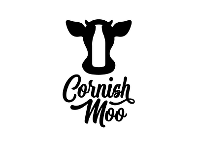 Cornish Moo - Logo Design branding hand lettered icon identity logo logo design trademark typography