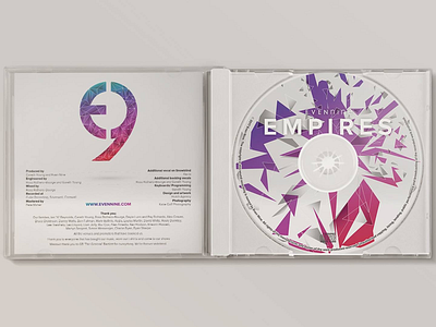 EvenNine - Album artwork album band branding cd creative design designer freelancer graphic design music