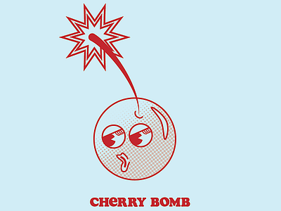 Cherry animation branding cartoon design flat icon illustration logo vector web