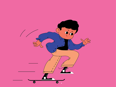 sk8 branding character design digital drawing illustration illustrator landscape skate skateboard sports ui vector visual storytelling web