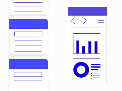 forward/backward prototype app design flat icons illustration illustrator ui vector visual storytelling web