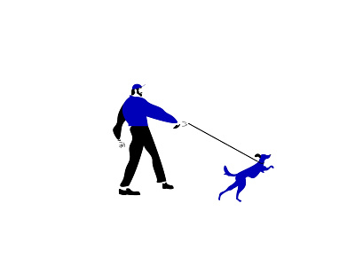 dogwalk app branding character design illustration illustrator landscape ui vector visualstorytelling web