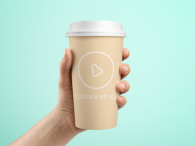 Doughnut Labs - Brand brand coffee cup donut doughnut iconography labs minimal soft