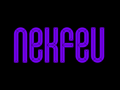 Nekfeu handlettering lettering logo logotype nekfeu procreate type typography