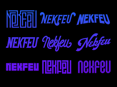 Nekfeu handlettering lettering logo nekfeu procreate type typography