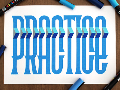 Practice handlettering lettering logo posca practice type typography