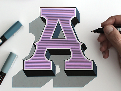 Aaaaaaaaaaaah a handlettering lettering logo posca type typography