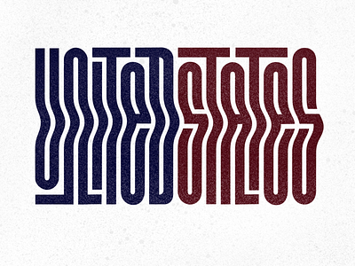 United States custom handlettering lettering procreate type typography unitedstates