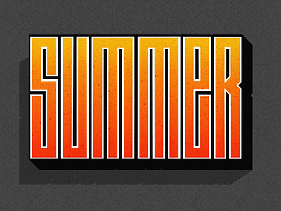 Summer design digital graphic handlettering ipad lettering procreate summer typography